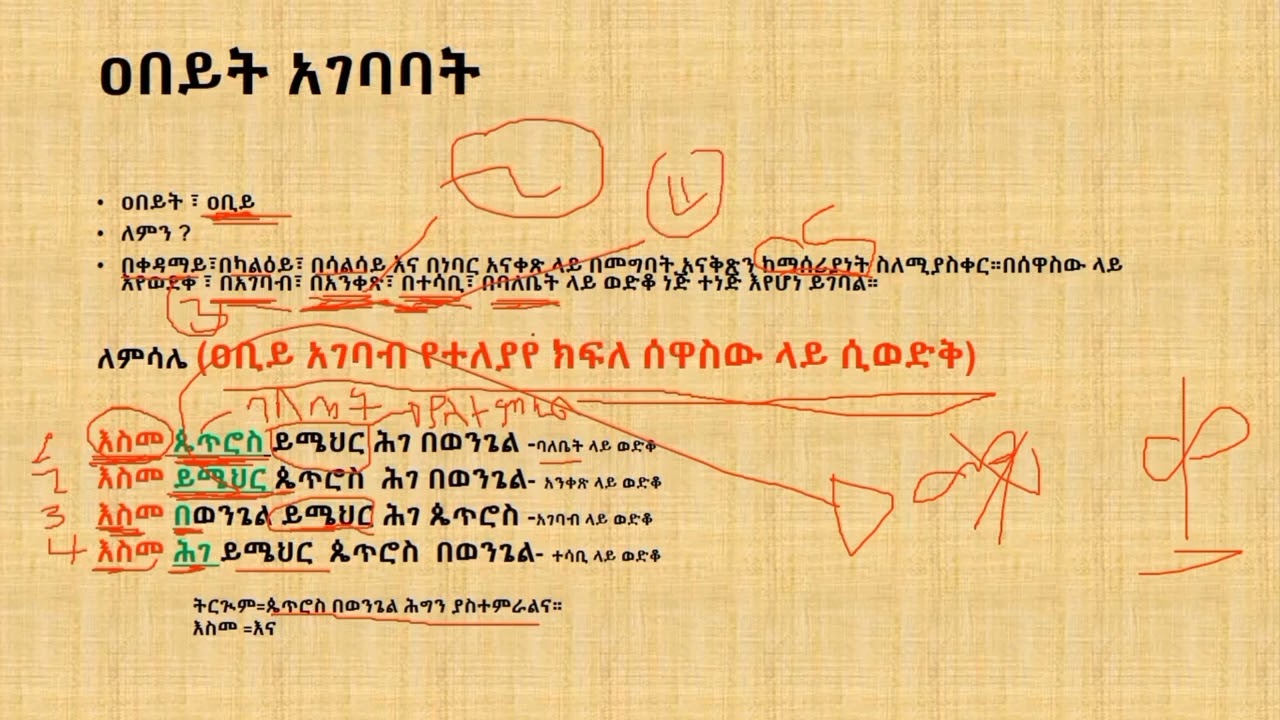 አገባብ ሙሉ ኮርስ/ ዐቢይ, ደቂቅ, ንኡስ #ቅኔ#ግእዝ#ሙራደቃል#ሙራደዜማ#mahtot#እግዚአብሔር ምስሌነ#Ahadu_stufio