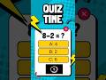 Level 1 Math Quiz | Single Digit Subtraction