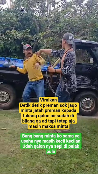viral!! tukanq qalon air di p4l4k preman kampunq#shortvideo
