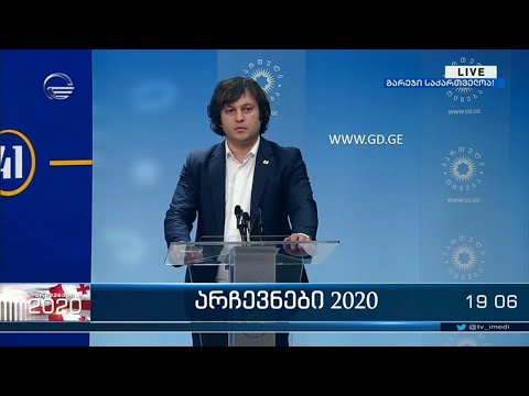 ირაკლი კობახიძის ბრიფინგი