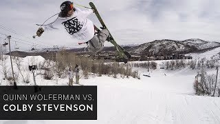 One of the most anticipated matches season with heavyweights quinn
wolferman and colby stevenson duking it out all afternoon at park city
resort, utah...