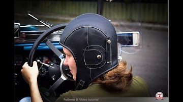 DIY, Aviator Hat tutorial & patterns. How to sew aviator hat, tutorial and high precision patterns.