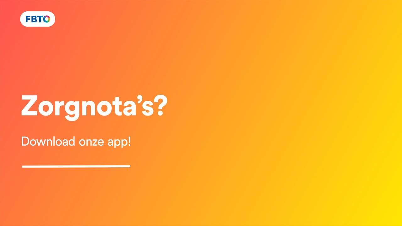 Declareren met je smartphone - jij kiest. FBTO