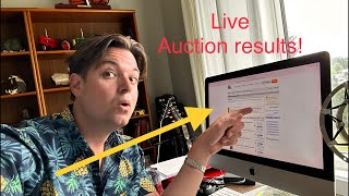 LIVE auction results! Let’s see what things sell for!