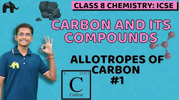 Carbon and its Compounds Class 8 Science ICSE | Selina Chapter 9 | Allotropes of Carbon  #1