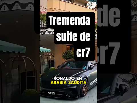 Video Así vive Cristiano Ronaldo en Arabia Saudita con autos de 40 millones