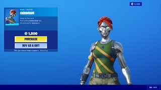 Chromium Skin - Fortnite Item Shop 2018-05-12