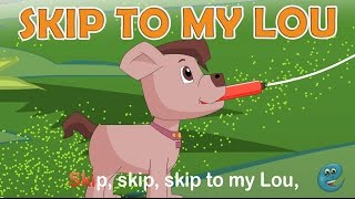 Skip To My Lou (HD with lyrics) | Nursery Rhymes by EFlashApps