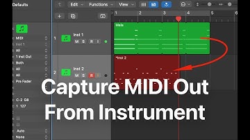 How to Capture MIDI Output from an Instrument Plug-in in Logic Pro