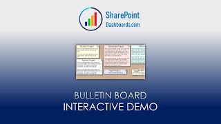 SharePoint View Formatting Bulletin Board Interactive Demo