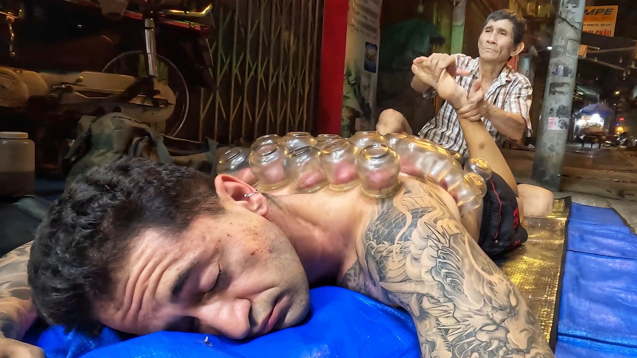 3AM Wild Street Massage in Vietnam - YouTube