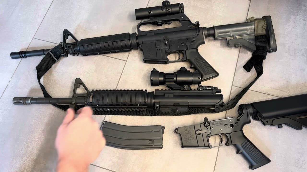 Colt M723 M16A2 Nova Receiver Carbine and M4A1 GBBR by Tokyo Marui