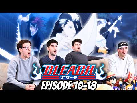 SOUL SOCIETY ARC BEGINS...Bleach Episode 10-18 | FIRST TIME REACTION
