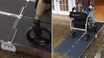 (REVIEW) pvi aluminum multi-fold wheelchair ramp