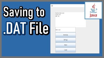 How to Save/Load Data with DAT file - Java Extra 47