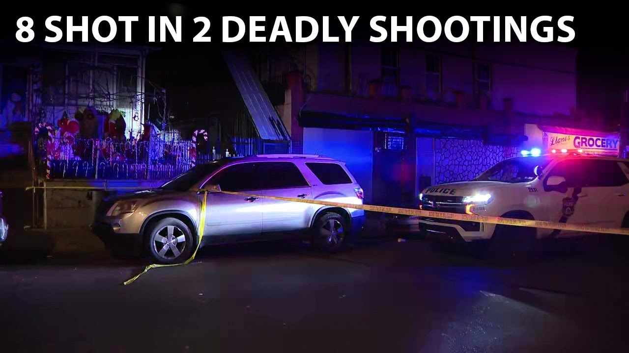 8 shot after 2 deadly shootings erupt in Philadelphia overnight - YouTube