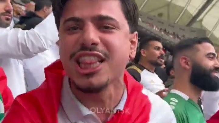 فرحه أحد جماهير العراق وجنونه ردا علي هتافات جماهير الاردن بعد ريمونتادا العراق الجنونيه 🔥😱