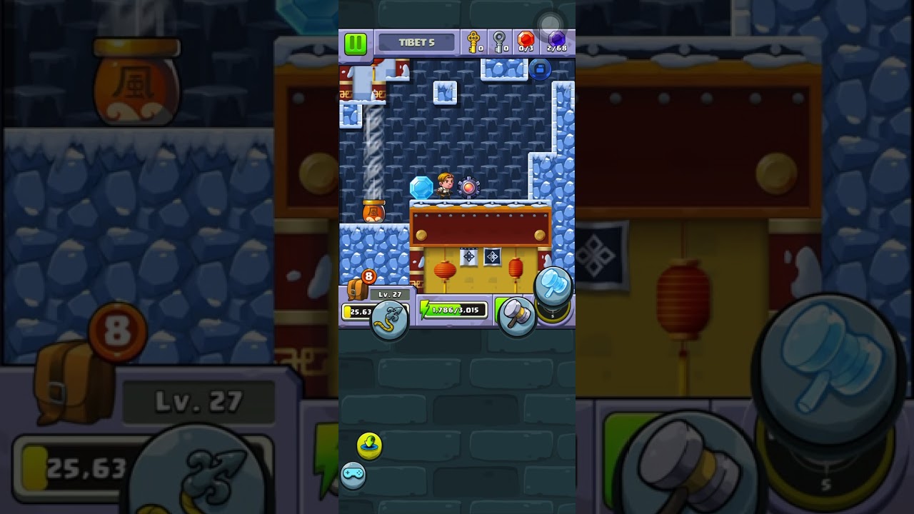 Diamond Quest - Tibet 5 - Fase 6 - Saída Secreta 