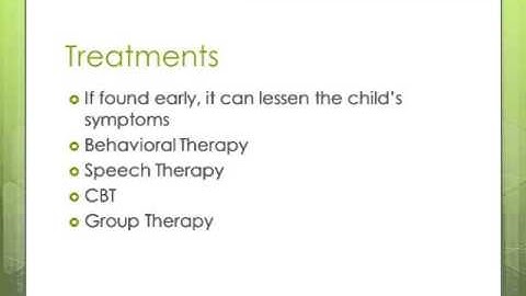 Autism in Middle Childhood