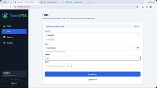 How to Insert & Edit a Fuel Entry in TrackIFTA | IFTA Fuel Log