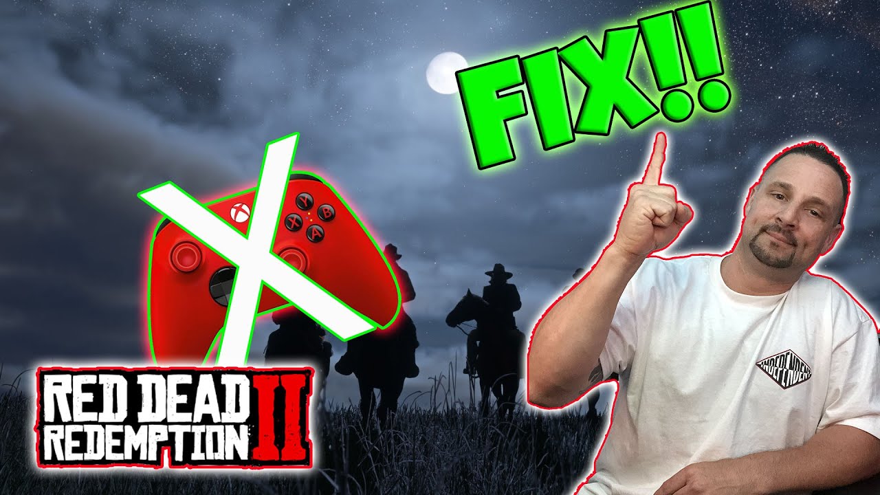 Controller NOT Working on Red Dead Redemption 2 PC (Steam version) in 2022-  FIX!! 