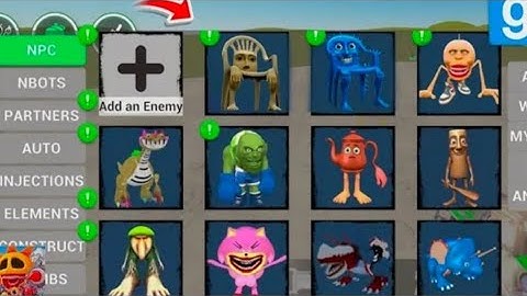 Sandbox in space updated new poltrona plastica italian brainrot characters chasing nextbots