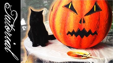 PUMPKIN HEAD TUTORIAL [31 Days of Halloween]