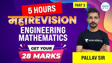 5 Hour महाRevision | Engineering Mathematics & General Aptitude -3 (Get your 28 Marks)| Gate 2021