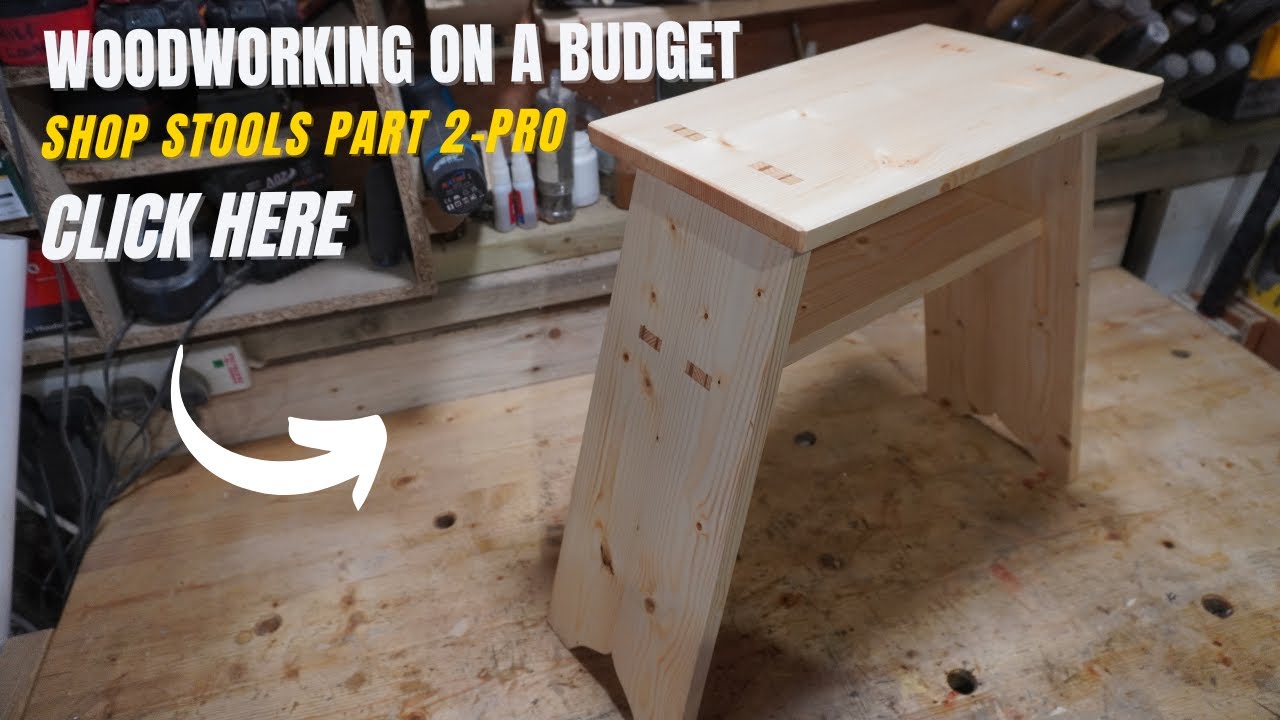 Shop Stools Part 2 Advanced using Wedged Mortice and Tenons YouTube