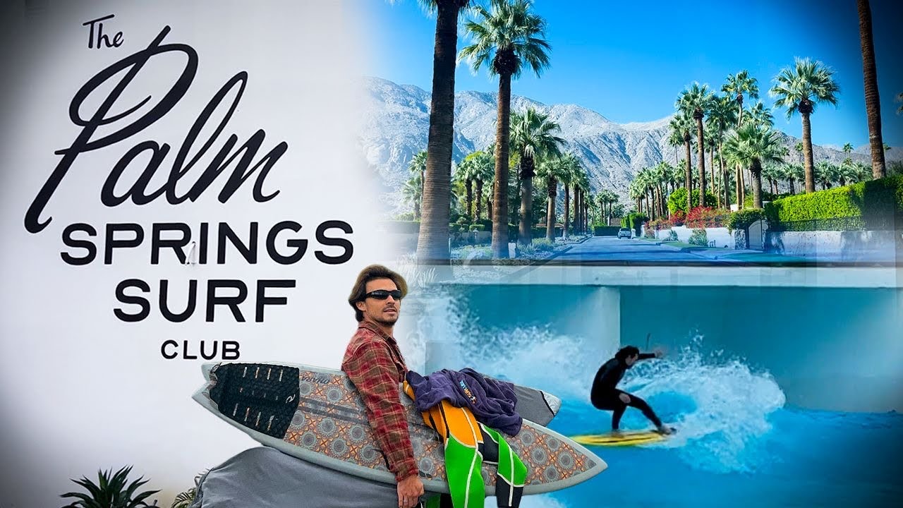 Surfei na PISCINA de ONDA de Palm Springs