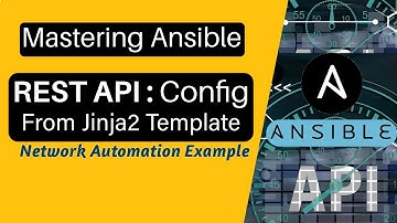 Ansible Tutorial: REST API Body Format JSON& Jinja2 Cisco RESTCONF IOS Configuration#ansibletutorial