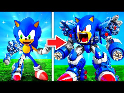 Evolution of Mecha Sonic in Sonic Games (1992-2023) 