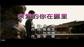 亲爱的你在哪里 【龙飞 独唱 国语】原人MV 官方授权版【DVD720P】