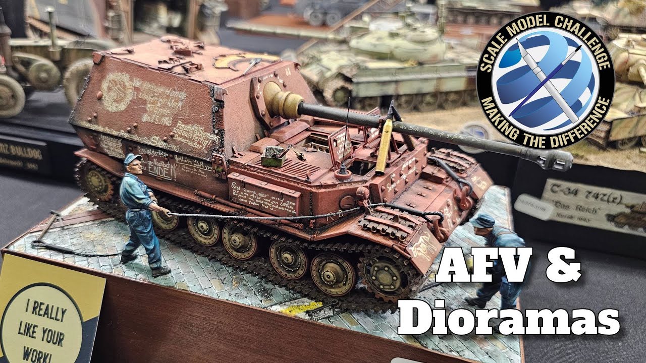 Scale Model Challenge - AFV & Dioramas - 4K - Impressionen - Modellbau Ausstellung - 2025