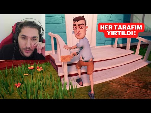 KATİL KOMŞUMUN EVİNDEN KAÇTIM ! HELLO NEİGHBOR (2. BÖLÜM)