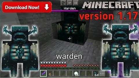 how to download minecraft version 1.17 warden on Android | warden mod for minecraft | 1.17 beta