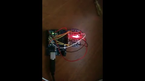Arduino 7 segmentos