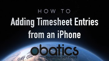 Adding Timesheet Entries from an iPhone