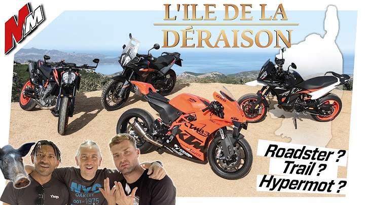 Quelle 890 pour traverser la Corse ? (KTM 890 Duke R, 890 SMT, 890 Adventure et RC8 C)