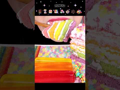 ASMR EMOJI FOOD DESSERT 디저트 이모티콘 먹방 (순서대로 먹기)