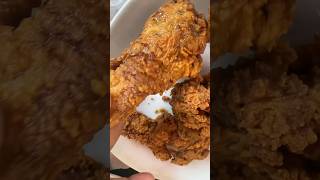 Bloody Fried Chicken ??‍️ #foodie #review #diner #stonemountain #notgood #friedchicken #nope