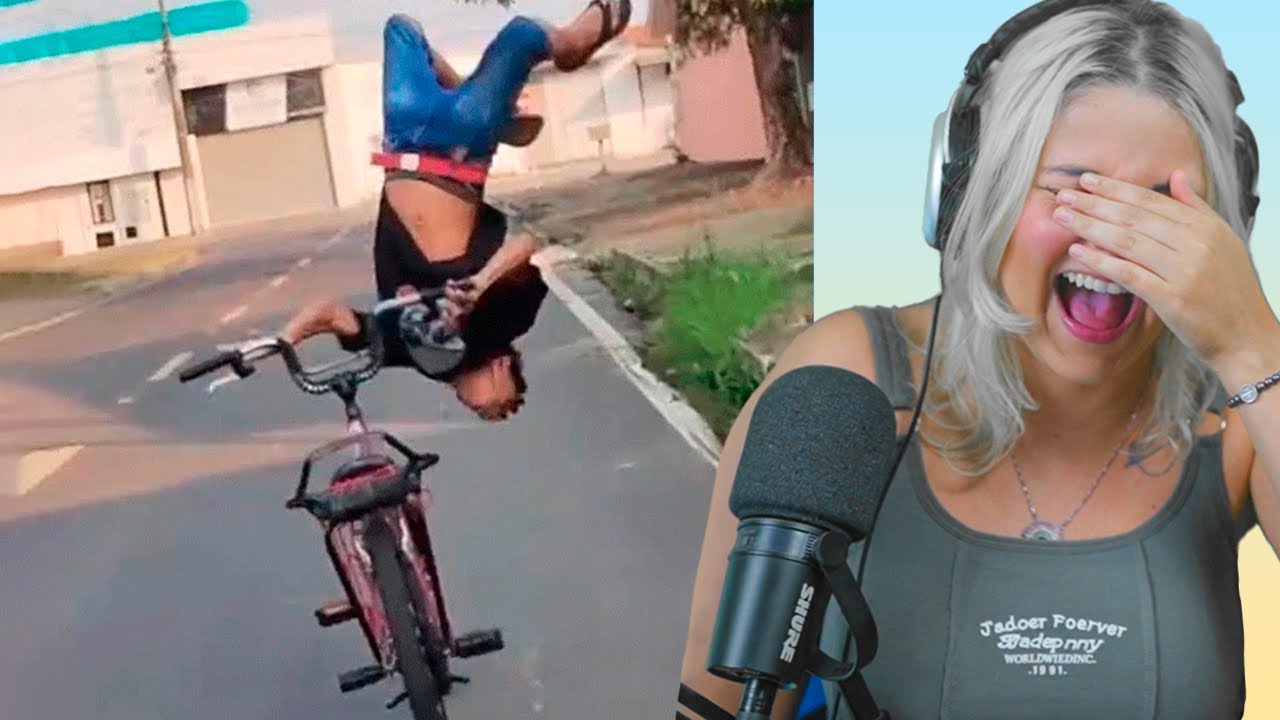 TENTANDO NÃO DAR RISADA DE PESSOAS CAINDO