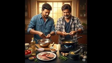 Vijay and Vijayakanth  #aivideo #aianimation