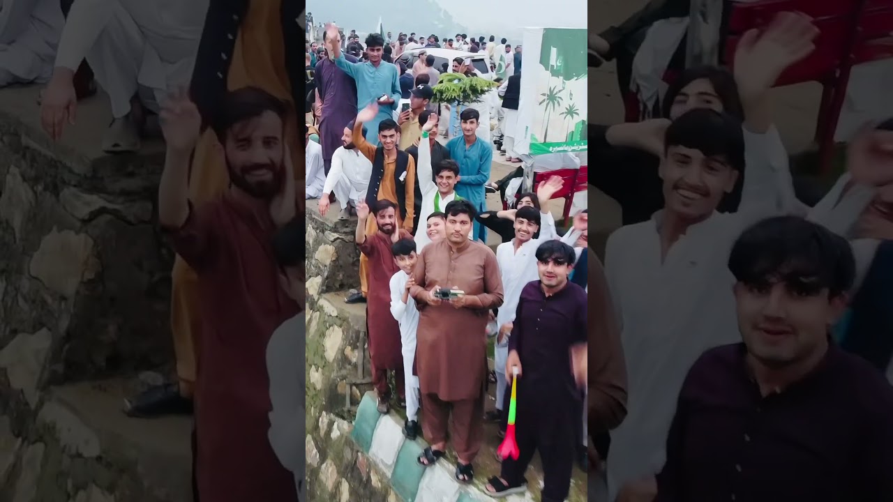 Mansehra’s Lugmani Hill from Above! Drone Flying Over Crowds & Mountains | Mansehra 