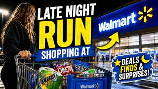 LATE NIGHT GROCERY SHOP WITH ME  at Walmart 🛒 NEW FINDS 