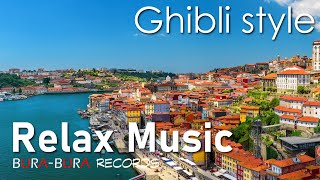 【Relax Music】Relax by listening to Ghibli-style music while watching the Ghibli-like scenery