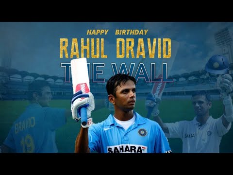 Rahul Dravid - birthday special whatsapp status | Rahul Dravid birthday whatsapp status