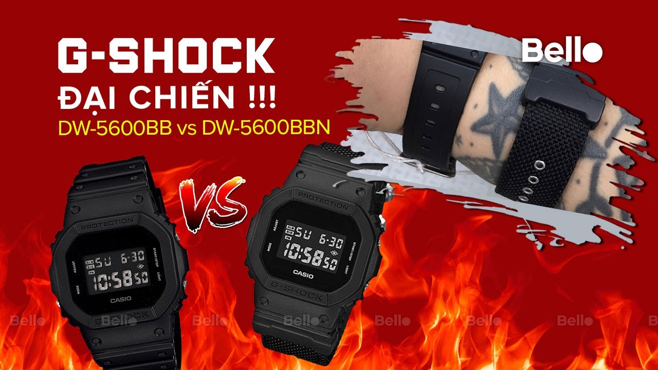 dw bls  New 2022  G-Shock Đại chiến DW-5600BB vs DW-5600BBN: Mẫu nào đẹp hơn??