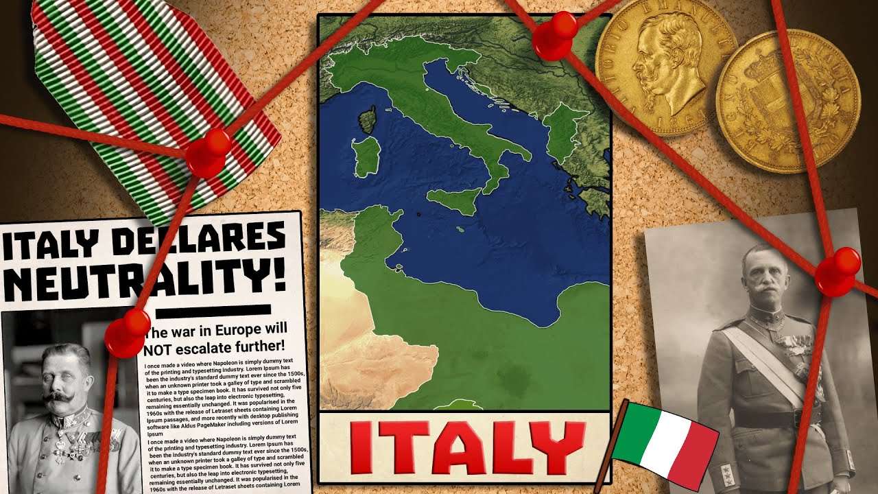 What if Italy was Neutral in WW1 = Greater Italy!