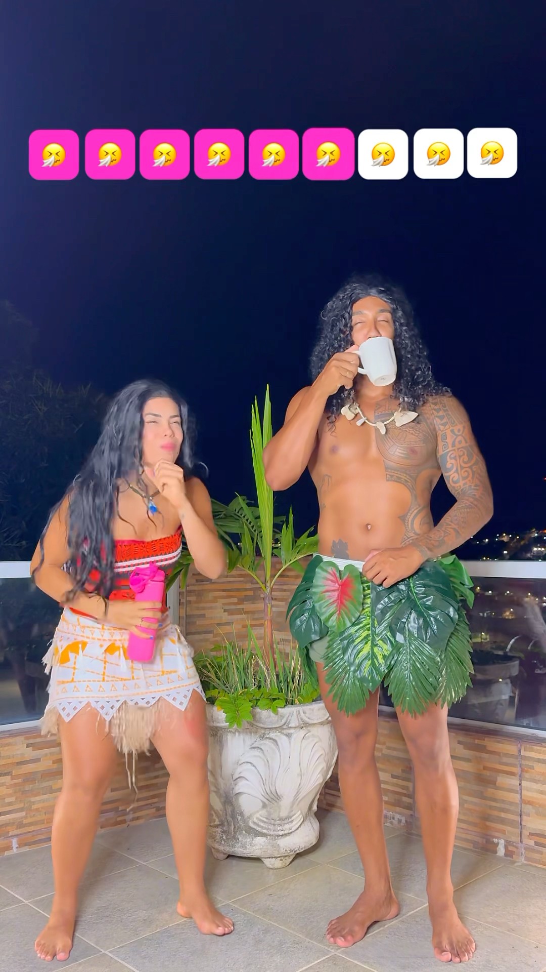 O que o Maui colocou na minha xícara? ?? @ApolloSant #tutorial #entretenimento #moana #maui